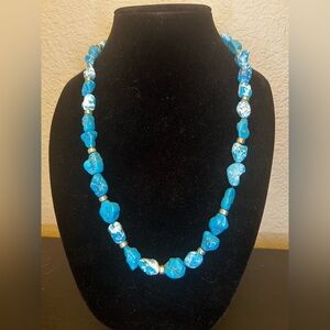 Turquoise Style Beaded Necklace